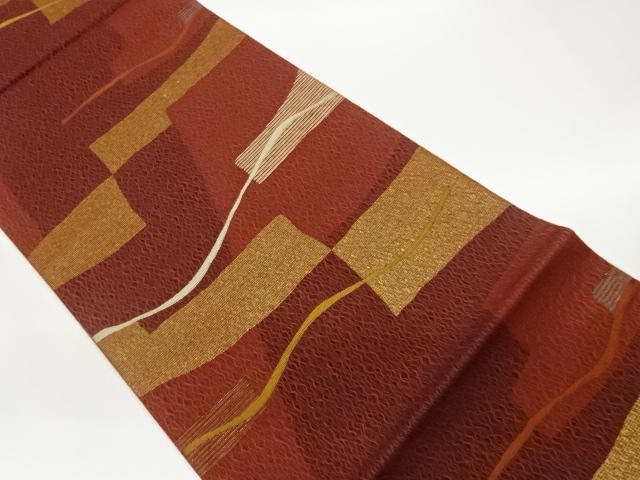JAPANESE FUKURO OBI / WOVEN ABSTRACT
